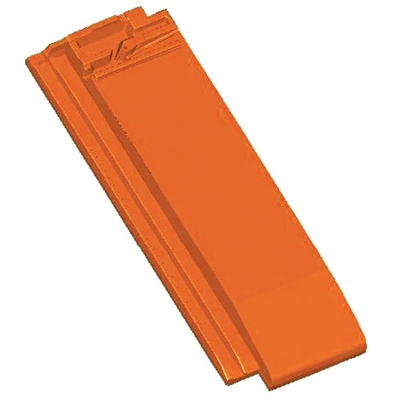 Demi-tuile 125 x 405mm (1.3/ml) acc. commun 5VPV Ardoisé Terreal