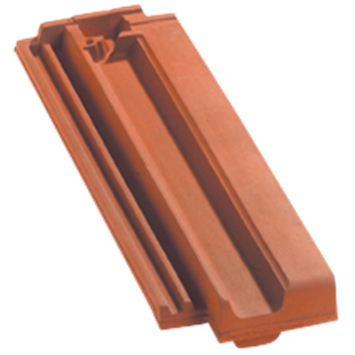 Demi-tuile acc. commun 215.01 Flammé Rustique 034 Edilians