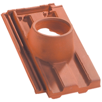 Tuile à douille D. 126mm H14-PV13 215.31 Vieilli Masse 115 Edilians