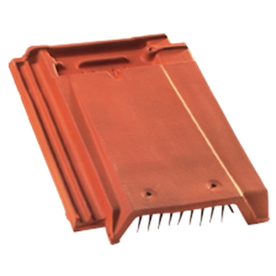 Tuile chatière de ventilation (30cm²) + grille acc. commun 310.20 Flammé Rustique 034 Edilians