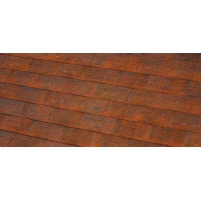 Tuile plate Elysée (26 à 28/m²) 270 x 350mm 1EL Rouge Flammé