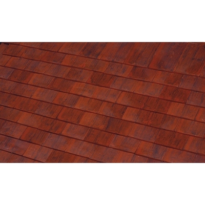 Tuile plate Eminence (59 à 65/m²) 170 x 270mm 1EM Rouge Flammé