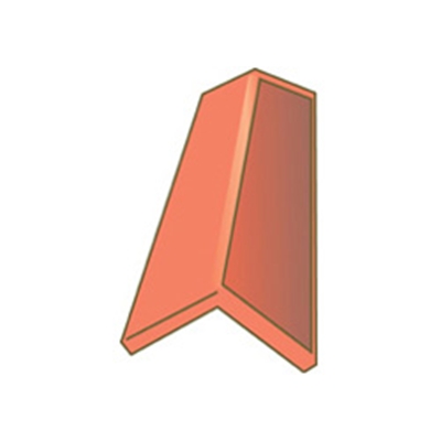 Arêtier cornier angulaire (11/ml) acc. commun 43EM Rouge Flammé Terreal