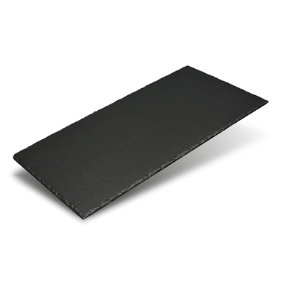 Ardoise fibre ciment NF bord épaufré lisse Kergoat 40 x 24cm Gris Anthracite