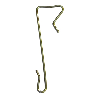 Crochets ardoise inox 17% agrafe droit clair D. 2.7 x 90mm boîte de 500 Dimos
