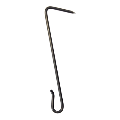 Crochets ardoise inox 17% pointe droit teinté Grinox D. 2.7 x 90mm boîte de 700 Anthracite