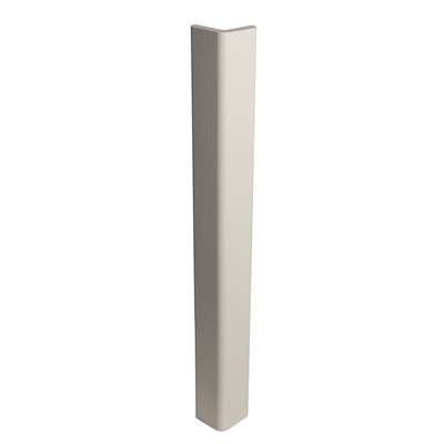 Baguette d'angle sapin du nord 55 x 55mm p/ clin Extra 3.00ml Blanc Perle