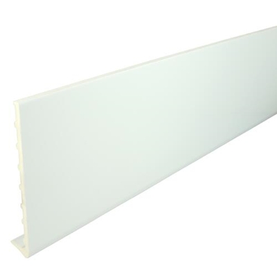 Bandeau de rive cellulaire plein Belriv ép. 7 x 200mm 4.00ml C7B204B Blanc