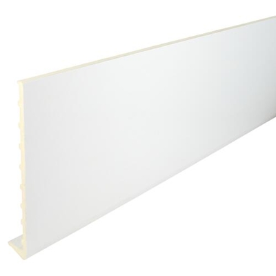 Bandeau de rive cellulaire plein Belriv ép. 7 x 225mm 4.00ml C7B2254B Blanc