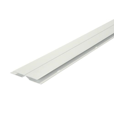 Profilé pvc H pliable Belriv 11 x 91mm 4.00ml PHP4B Blanc
