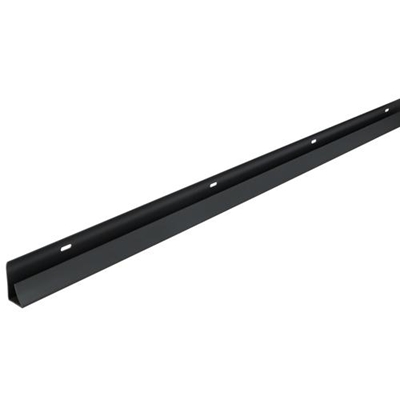 Profilé pvc U finition petit recouvrement Belriv 18 x 20-37mm 4.00ml PFPR4A Gris Anthracite