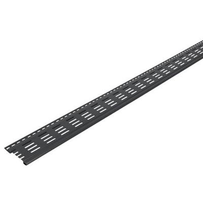 Profilé pvc de ventilation 77cm²/ml p/ sous face Belriv 2.00ml PVSF2A Gris Anthracite