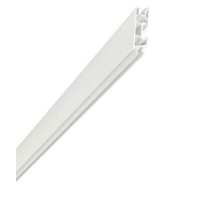 Rehausse pvc p/ fixation bandeau Belriv ép. 25 x 80mm 4.00ml ABR84B Blanc