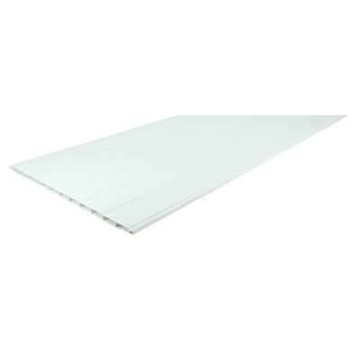 Sous face pvc alvéolaire Belriv ép. 8 x 300mm 4.00ml PSFA304B Blanc