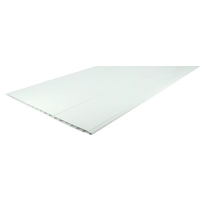 Sous face pvc alvéolaire Belriv ép. 8 x 330mm 4.00ml PSFA334B Blanc