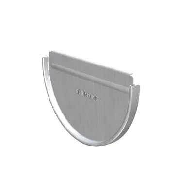 Talon zinc emboîtable p/ gouttière dév. 250mm Naturel