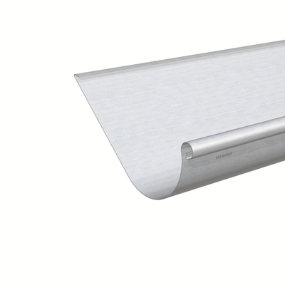 Gouttière zinc Havraise à pince ép. 0.65mm dév. 333mm 4.00ml Naturel