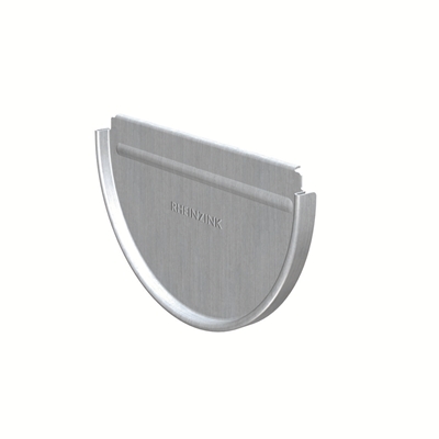 Talon zinc emboîtable p/ gouttière dév. 333mm Naturel