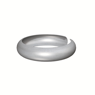 Bague zinc à souder sans bord p/ tuyau D. 80mm Naturel