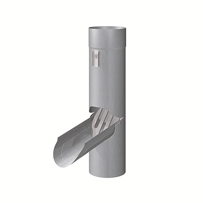 Récupérateur d'eau zinc p/ tuyau D. 100mm Naturel