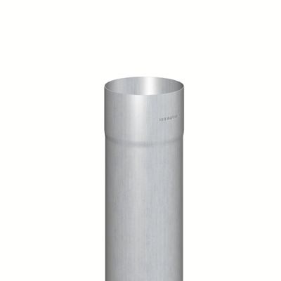 Tuyau zinc de descente Tulipé (Pré-manchonné) ép. 0.65mm D. 100mm 2.00ml Naturel