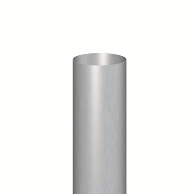 Tuyau zinc de descente à souder (Tronconique) ép. 0.65mm D. 80mm 2.00ml Naturel