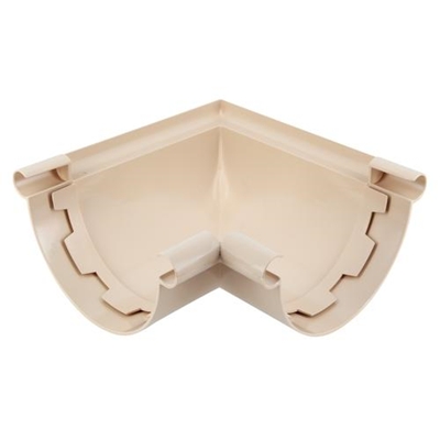Angle en Techtan extérieur 90° à coller p/ gouttière dev. 250mm ANC25S Sable