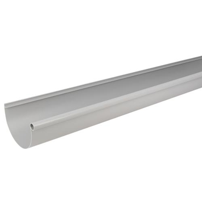 Gouttière en Techtan demi ronde dév. 250mm 4.00ml LG25 Gris