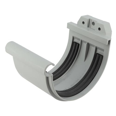 Jonction en Techtan à joint p/ gouttière dév. 250mm JN25 Gris