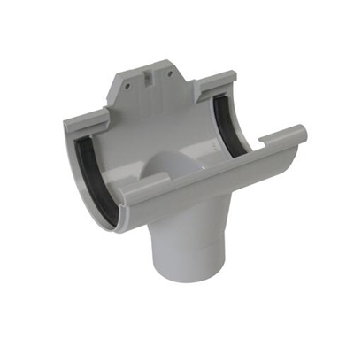 Naissance en Techtan centrale à joints p/ gouttière dév. 250mm NC25 Gris