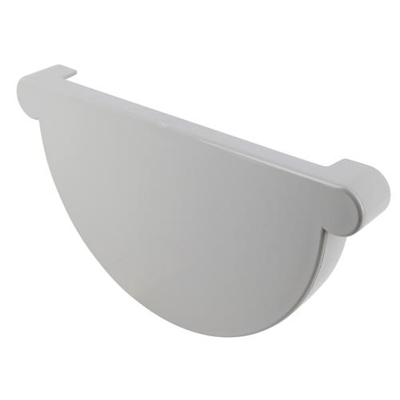 Fond en Techtan d'extremité symétrique p/ gouttière dév. 333mm FCG33 Gris