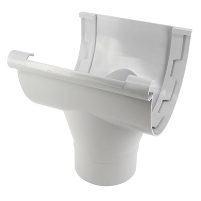 Naissance en Techtan centrale à coller p/ gouttière dév. 333mm NAC33 Gris