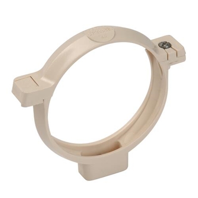 Collier en Techtan à bride insert 7-150 p/ descente de gouttière D. 80mm CORGTS Sable