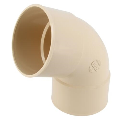 Coude en Techtan p/ descente de gouttière 67°30 FF D. 100mm CT66GTS Sable