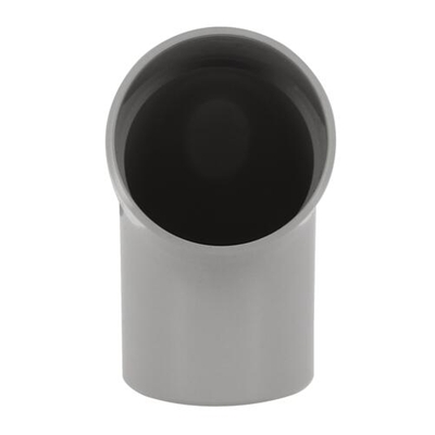 Coude en Techtan p/ descente de gouttière 67°30 MF D. 80mm CR6GT Gris Clair