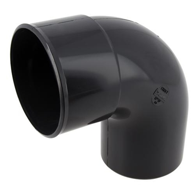 Coude en Techtan p/ descente de gouttière 87°30 MF D. 80mm CR8GTA Anthracite