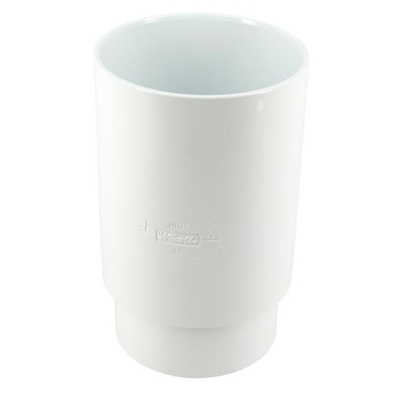 Manchon en Techtan d'évacuation FF p/ descente de gouttière D. 80mm JRGTB Blanc