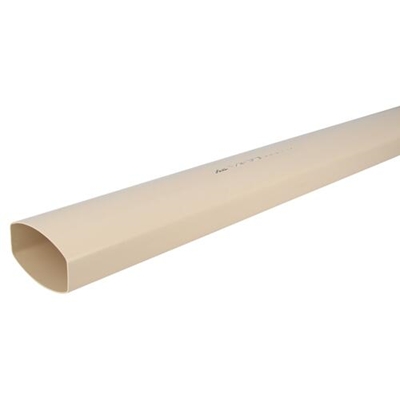 Tube en Techtan de descente de gouttière Ovation 90 x 56mm 4.00ml TD95S Sable