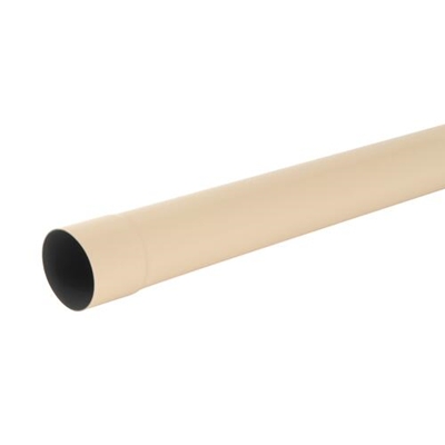 Tube en Techtan de descente de gouttière prémanchonné D. 100mm 4.00ml TD100PS Sable