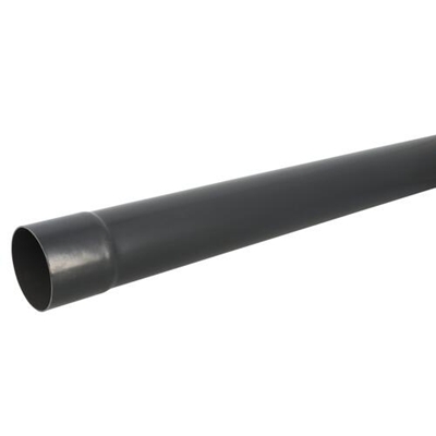 Tube en Techtan de descente de gouttière prémanchonné D. 80mm 4.00ml TD80PA Anthracite