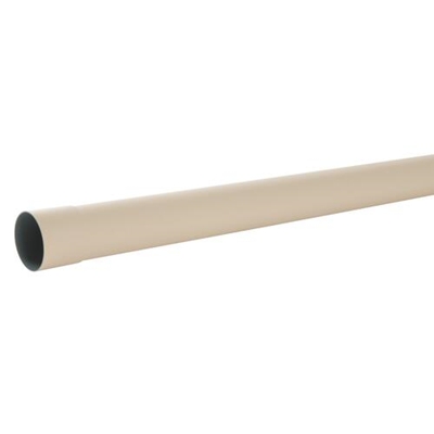 Tube en Techtan de descente de gouttière prémanchonné D. 80mm 4.00ml TD80PS Sable