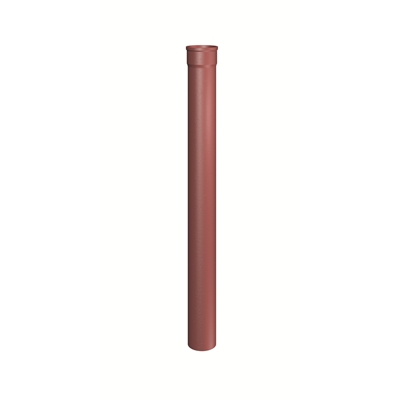 Dauphin fonte droit D. 80mm 1.00ml peinture d'apprêt Rouge