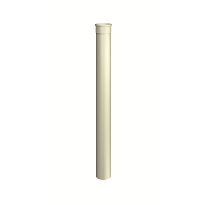 Dauphin fonte droit D. 80mm 1.00ml peinture d'apprêt Sable-Blanc