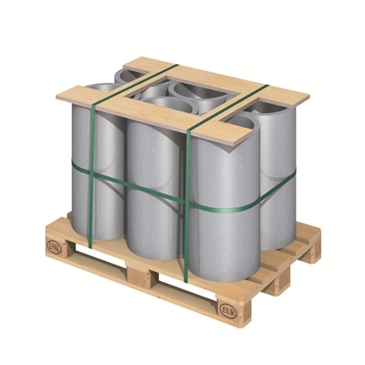 Bobineau de zinc n°12 ép. 0.65mm 80cm x 21ml Naturel