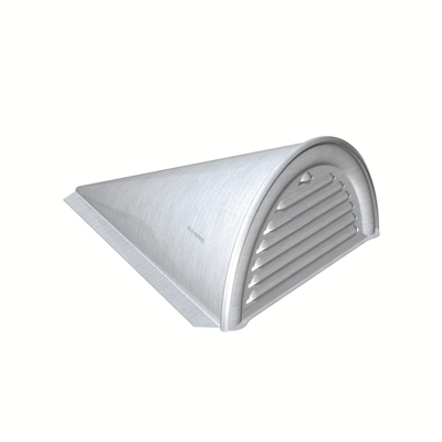 Chatière zinc à souder demi-ronde (ventilation 57cm²) Naturel