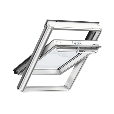 Fenêtre de toit à rotation WhiteFinish GGL CK01 55 x 70cm Confort 2076