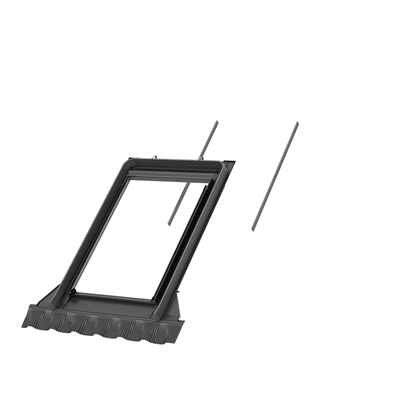 Raccord EDJ CK02 p/ tuile pose encastrée 55 x 78cm Gris Anthracite