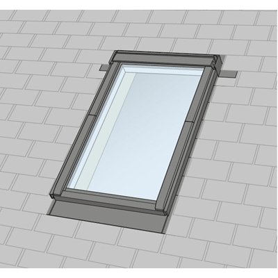 Raccord EDL UK04 p/ ardoise pose traditionnelle 134 x 98cm Gris Anthracite