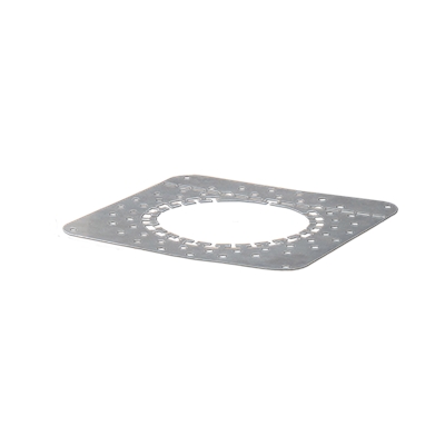 Evacuation d'eau pluviale p/ toiture terrasse + platine voile Draini Droite BTM 75mm x 0.40ml