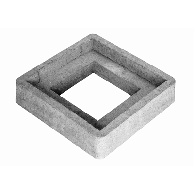 Couronnement beton emboitement 30 x 30cm p/fonte